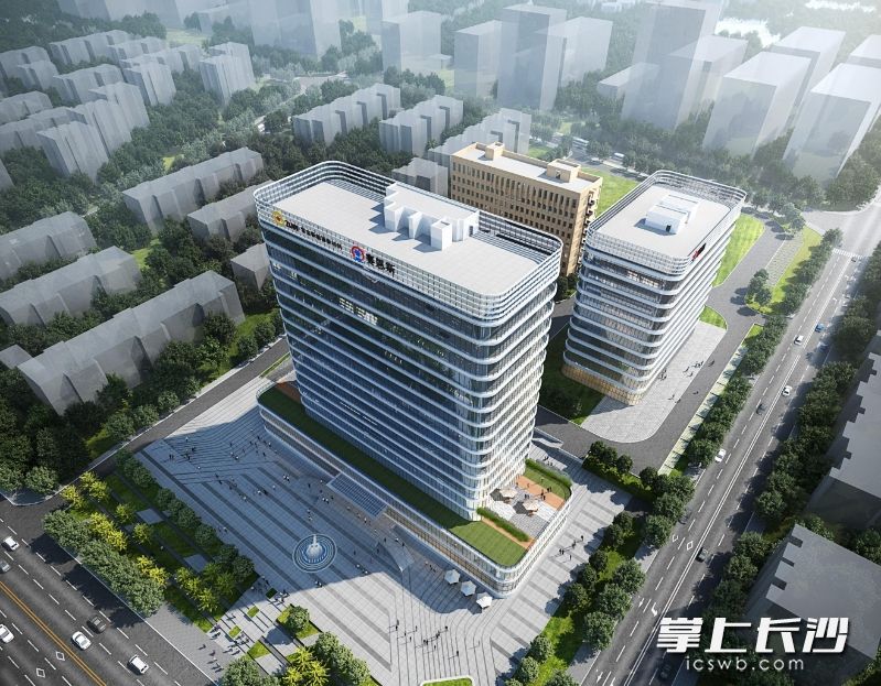 紫金长沙新能源新材料实验基地项目效果图 紫金长沙新能源新材料实验基地项目效果图