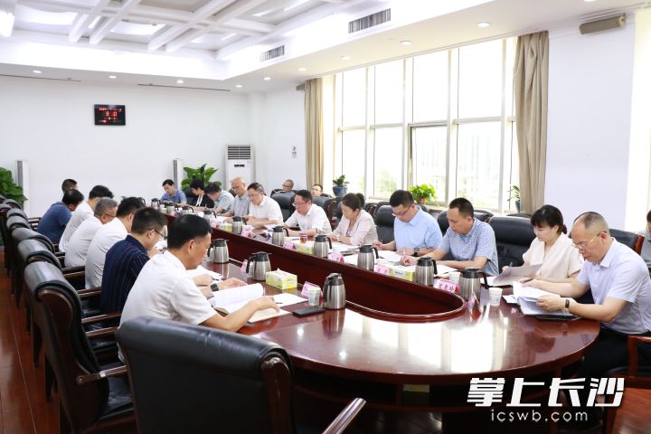 市领导领办重点提案办理协商会召开。长沙晚报通讯员 刘慧敏 摄