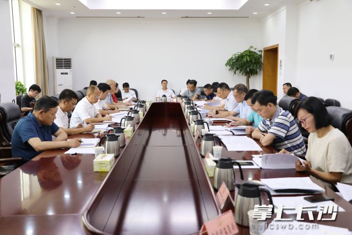 市领导领办重点提案办理协商会召开。  长沙晚报通讯员 黄顺泽 摄