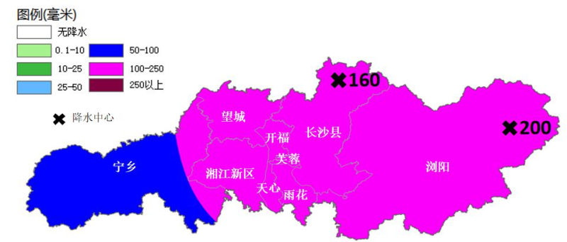 27日20时至28日20时降雨量预报（单位：毫米）