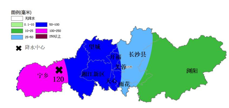 28日8时至29日8时降雨量预报（单位：毫米）