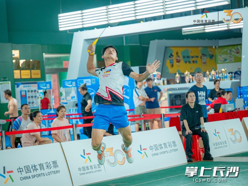 选手扣杀。均为主办方供图