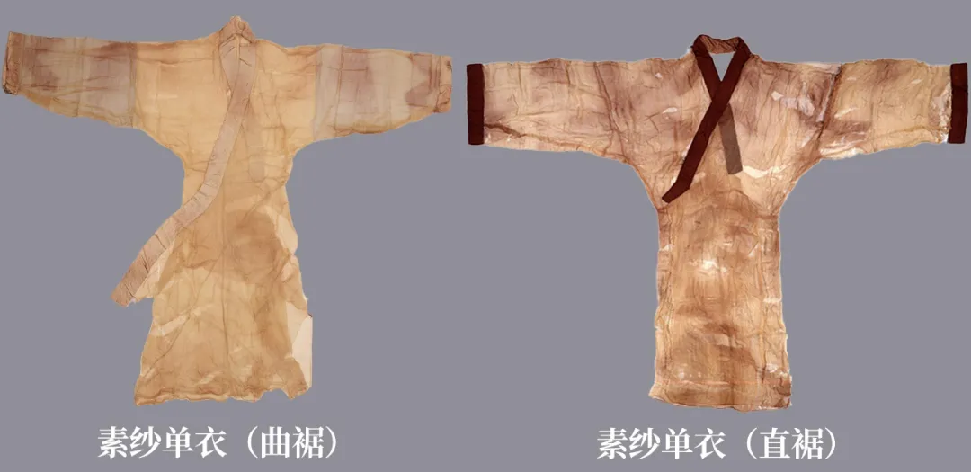 马王堆汉墓考古发掘50周年，辛追夫人的直裾素纱单衣“姊妹款”首次展出。