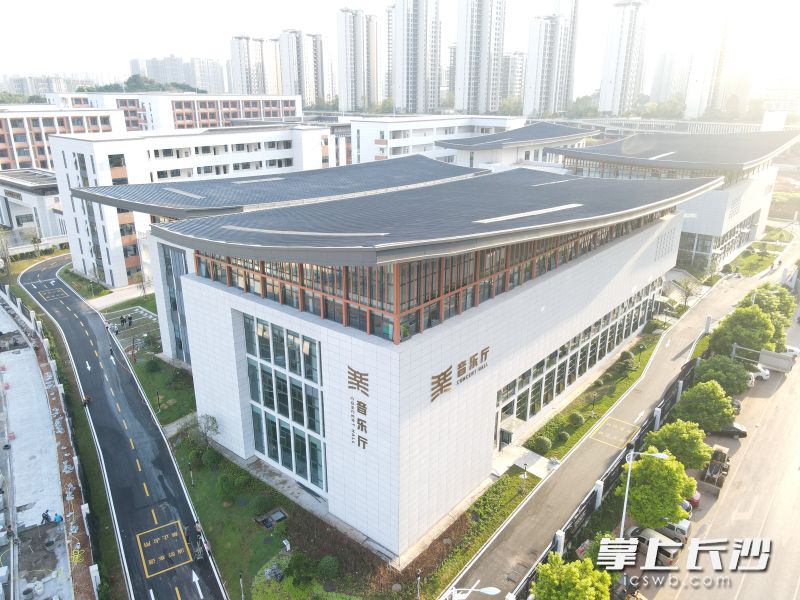 长沙市第十一中学拓址新建项目。 均为中建五局供图