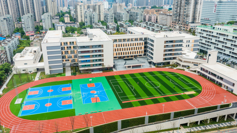 美丽的湖南师大附中桐梓实验中学校园。均为长沙晚报通讯员 向冰彬 供图