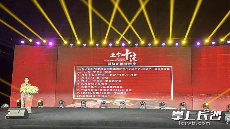 长沙晚报社的《何以长沙？时代作答！我们把想对总书记说的话，绘成了一幅长长长卷》荣获“网络正能量图片”奖项。  长沙晚报全媒体记者 肖娟 摄