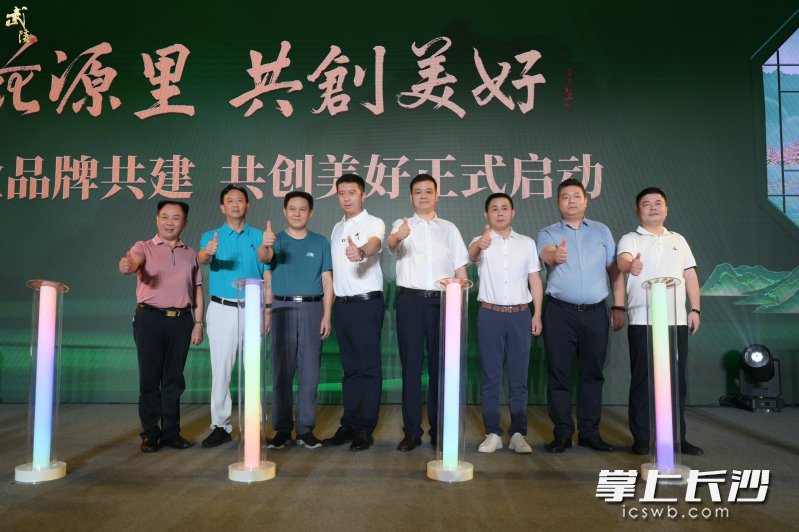 “湖湘企业品牌共建 共创美好”启动仪式。