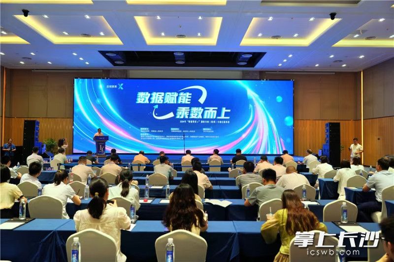 2024年全国“数据要素×”大赛湖南分赛举行决赛，雨花区代表队荣获绿色低碳赛道全省一等奖。照片除署名外均为长沙晚报通讯员 高兴 摄