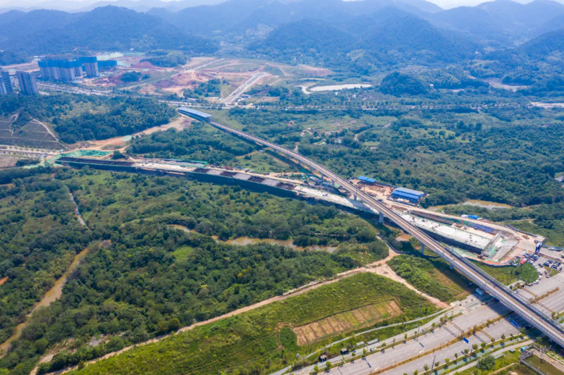 梧桐路三号桥计划2025年建成达到通车条件。均为长沙晚报通讯员 胡翔 摄