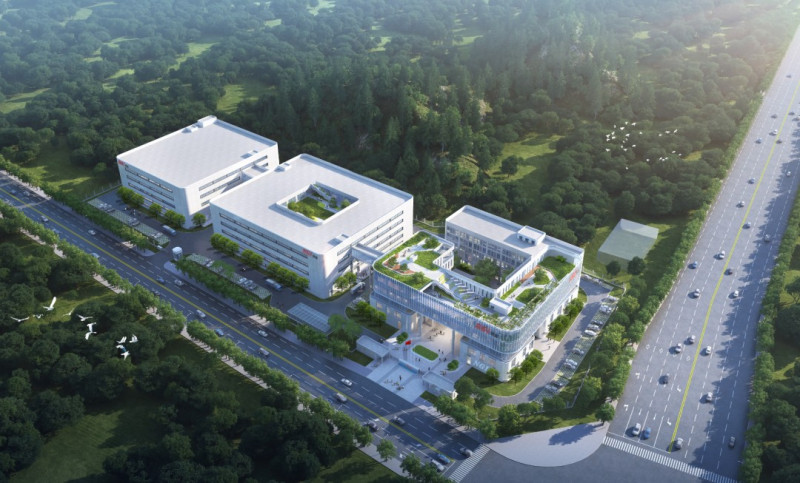 湖南恩智测控高端精密仪器总部基地项目效果图。长沙晚报通讯员 周南 供图
