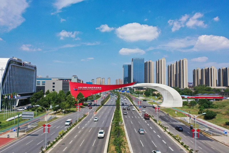 湖南自贸试验区核心区块长沙经开区。长沙晚报通讯员   舒展 摄