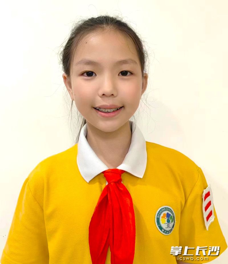 长沙市岳麓区博才咸嘉小学刘静远。 均为市文明办供图