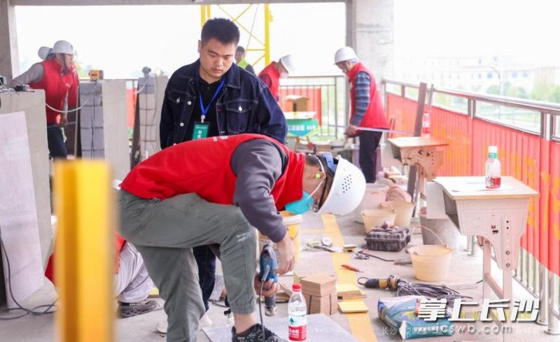选手在竞赛现场