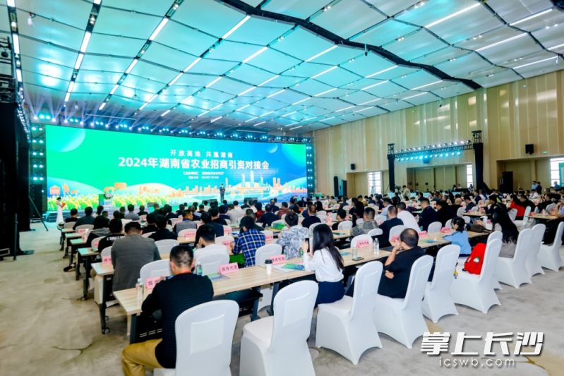 湖南省农业招商引资对接会举行,促进农业资源开发与社会资本有效对接。 均为活动组委会供图 湖南省农业招商引资对接会举行,促进农业资源开发与社会资本有效对接。 均为活动组委会供图