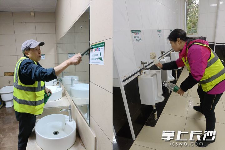 目前,湖南烈士公园内28个公共卫生间均已配备网格员开展日常巡查并增加卫生清扫频次。 目前,湖南烈士公园内28个公共卫生间均已配备网格员开展日常巡查并增加卫生清扫频次。