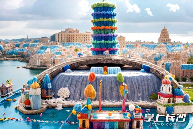 铜官窑唐风建筑都穿上了厚厚的毛衣。均为景区供图