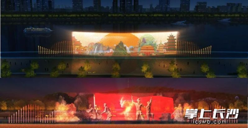 　焰火广场节点照明提质升级解决方案效果图。均为景区供图