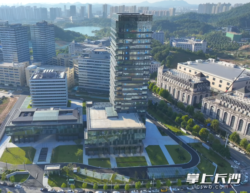 9日，由中建五局承建的全球首例百米高层盒式结构工业上楼项目——同有科技项目交付入驻。  长沙晚报通讯员 王蕾 供图