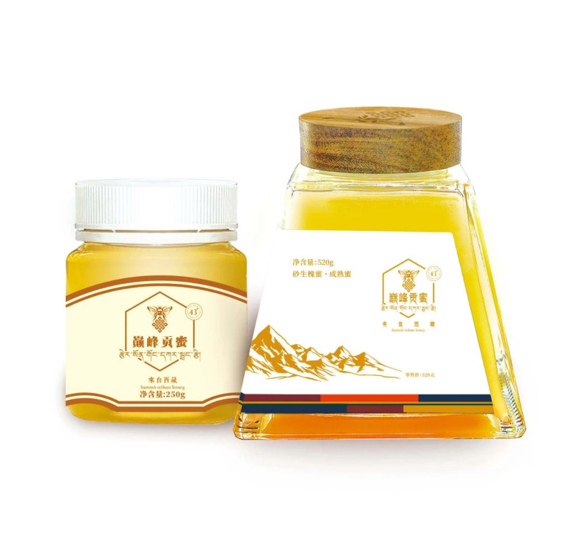 品质优良的百花蜜和砂生槐蜜。资料图片