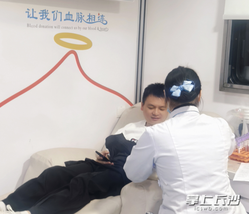 献血现场。 均为通讯员供图