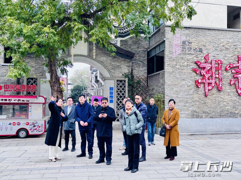 开福区通泰街人大代表调研视察潮宗街区。 长沙晚报通讯员 李甜 供图