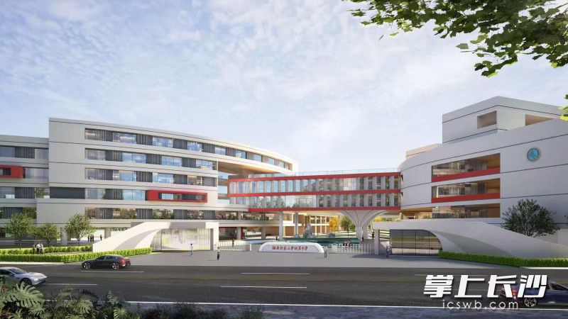 师大附中新校区示意图。