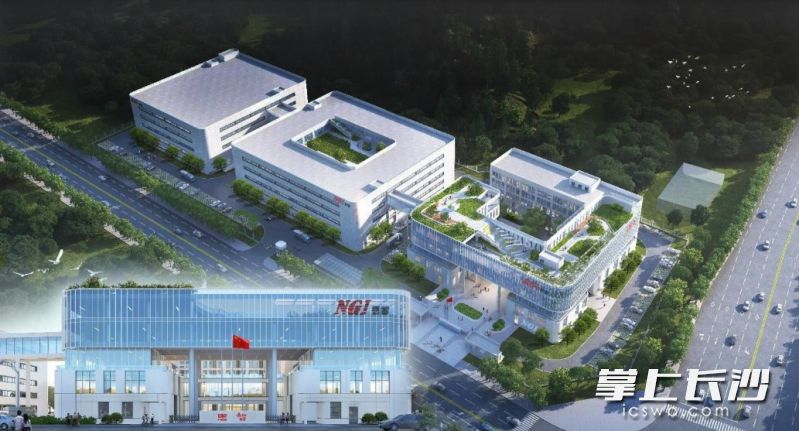 恩智测控高端精密仪器总部基地项目效果图。受访者供图