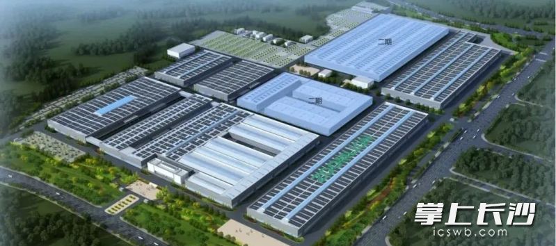 中联智慧产业城分布式光伏发电效果图。受访者供图