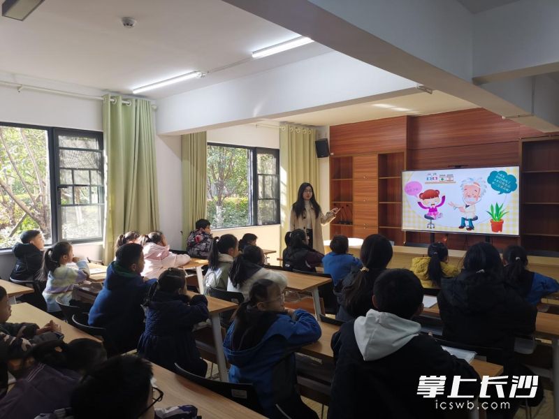 科普宣讲活动现场。均为长沙晚报通讯员 曹晓祎 供图