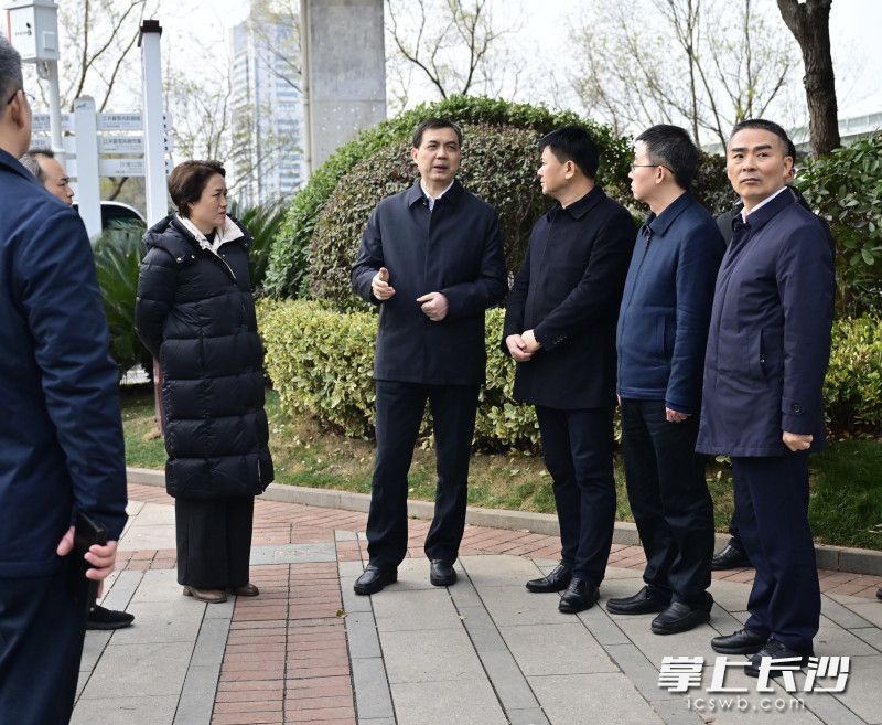 副省长、市长周海兵在岳麓山·橘子洲旅游区检查安全生产工作。 长沙晚报全媒体记者 余劭劼 摄