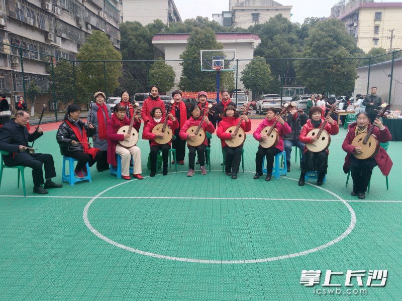 荷晏社区活动现场。长沙晚报通讯员 刘玉 摄