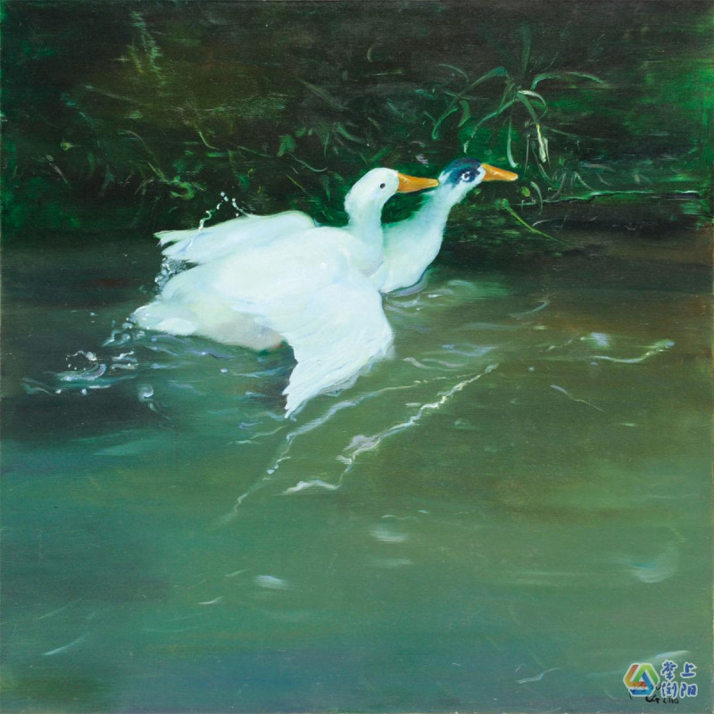 陈根作品《嬉戏》