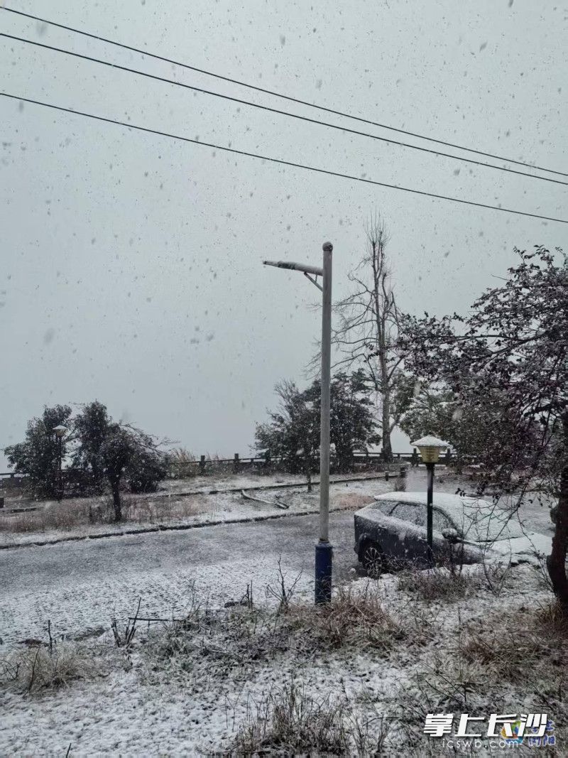 3月7日，道吾山雪景。