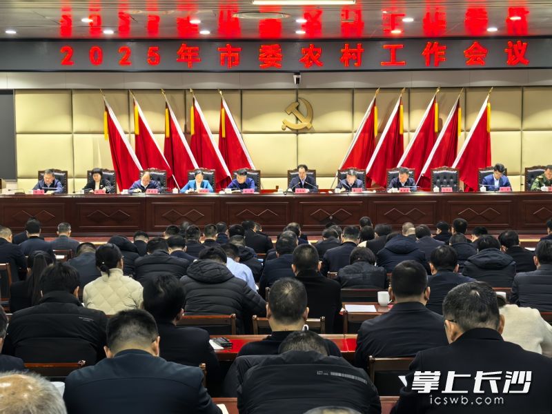 3月7日，宁乡市委召开农村工作会议。长沙晚报全媒体记者 张禹 摄