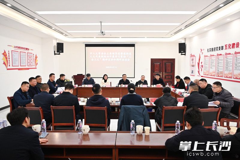 座谈会现场。 长沙晚报通讯员 张圣贺 摄