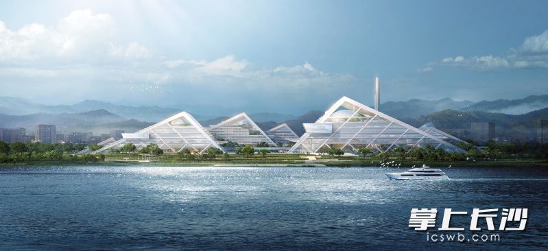 湘江科学城概念规划图。  资料图片