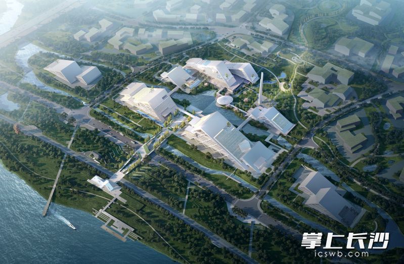 湘江科学城概念规划图。 资料图片