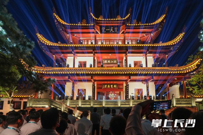 “爆改”后的天心阁，游客停留时间增长200%。 长沙晚报全媒体记者 邹麟 摄