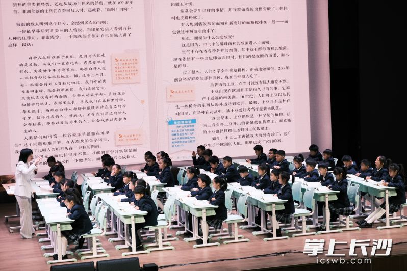 整本书阅读教学专题研讨活动在博才小学（东校区）举行。 均为长沙晚报通讯员刘洋卓供图