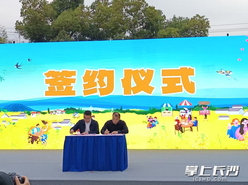 签约仪式现场。