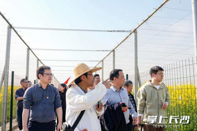 70余名师生走进花海，开展了一堂别开生面的“田间课堂”。