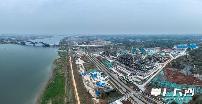 湘江科学城航拍俯瞰图。 均为长沙晚报全媒体记者刘晓敏摄