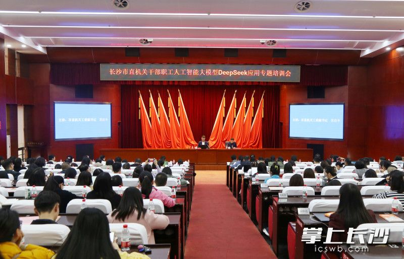 培训现场。 长沙市直机关工委供图