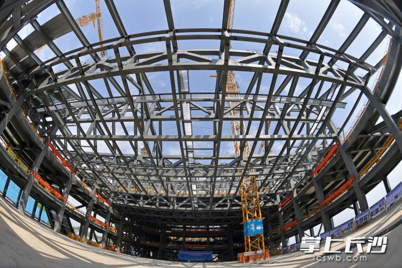 湘江科学城科学交流中心内景。