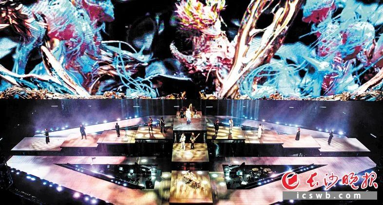 3月22至23日，2025华晨宇火星演唱会长沙站在长沙贺龙体育中心举行。主办方供图