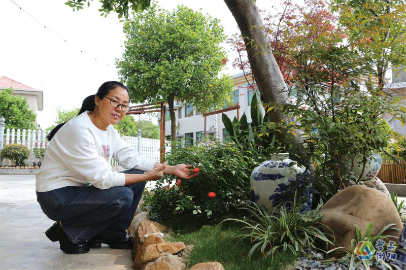 在专业美学团队的改造下，周向华家的小院焕然一新。