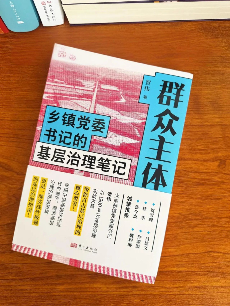 《群众主体——乡镇党委书记基层治理笔记》，东方出版社2025年出版。