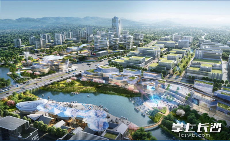 产业园效果图。 通讯员供图