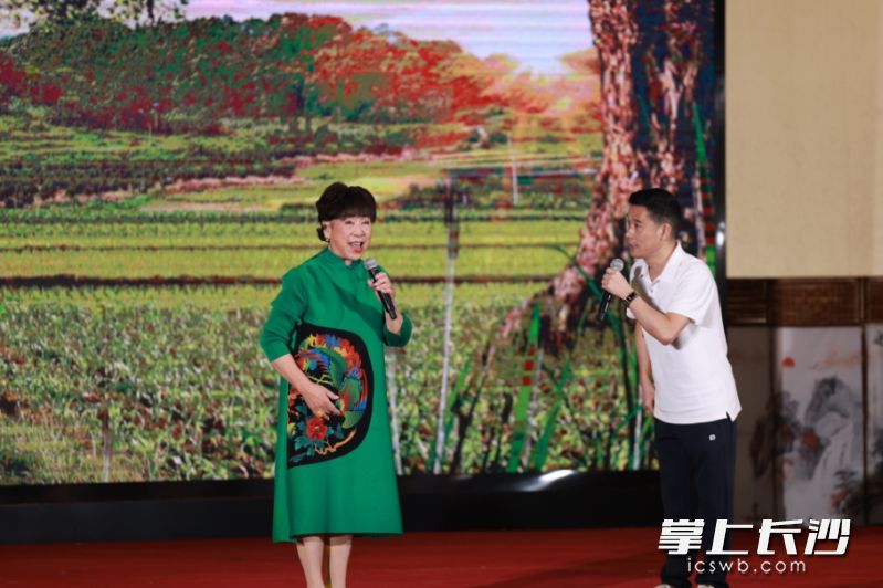 花鼓戏名家献艺洋沙湖。