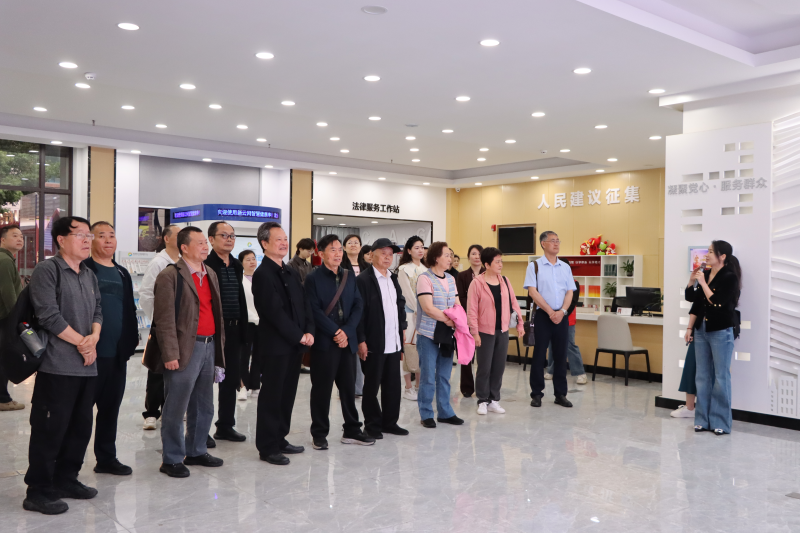 四川省绵阳市涪城区关工委考察团一行来长沙市雨花区考察交流。通讯员供图